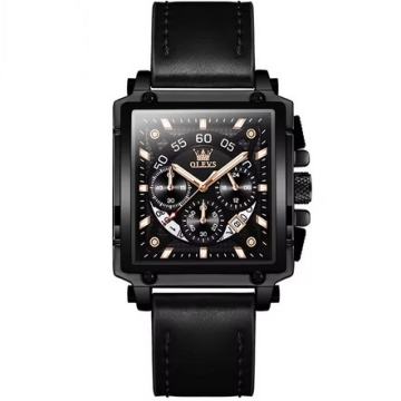 Luksuzni ručni sat. Kvarcni mehanizam. Kožni remen. Vodootporan. NOVO!