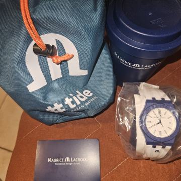 Maurice Lacroix-Aikon Tide Whit/Blue Edition