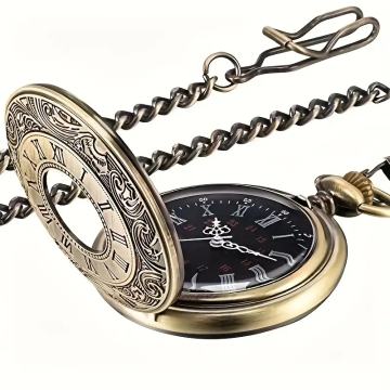 Muški džepni sat s rimskim brojevima