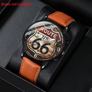 Novi muški modni kvarcni sat + 3 remena