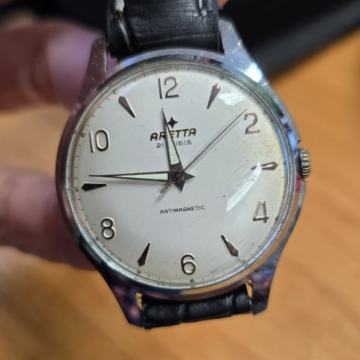 Muški ručni sat Aretta 37mm, mehanički, švicarski