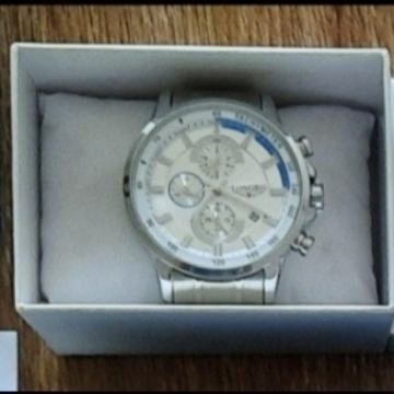 Muški ručni sat longbo ispravan,jednom nošen kutija i papiri...