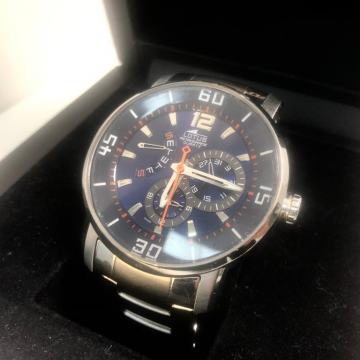 MUŠKI SAT LOTUS 15429 RETROGRADE. R1, RATE!