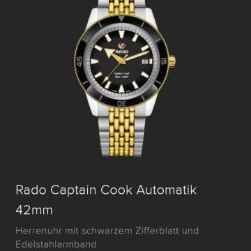 Muški sat Rado Captain Cook