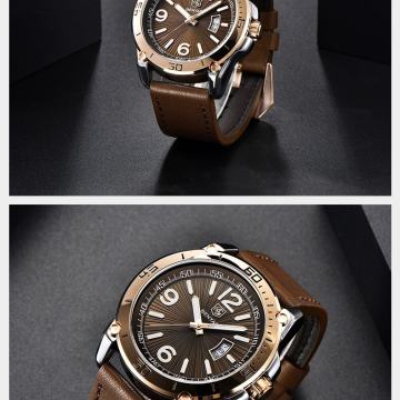 Muški satovi Gold Benyar Leather