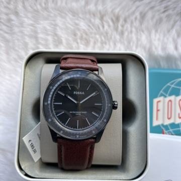 FOSSIL SAT muški  tamno smeđi kožni remen ORGINAL  s etiketom NOVO