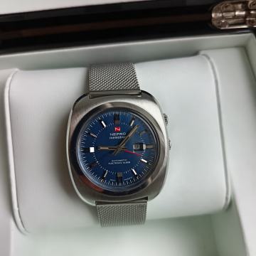 Rijetko Nepro Memotron automatik Swiss made 1972