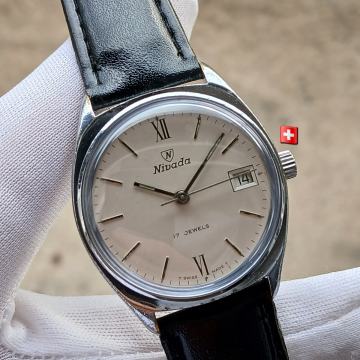 Nivada 17 JEWELS SWISS MADE Vintage mehanički muški ručni sat