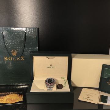 NOV ZAPAKIRAN SAT ROLEX GMT MASTER II (PEPSI) JUBILEE 3A+ (AAA+)