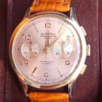 Olympic Cronograph 18K gold s Landeron mehanizmom