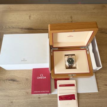 Omega Seamaster Aqua Terra//full set//green dial//