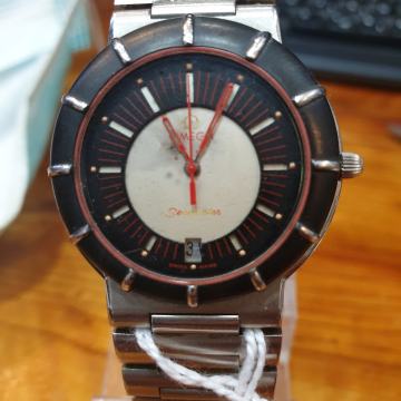 Sat Omega Seamaster Dynamic 1430 Spider Vintage Quartz Watch, Ω