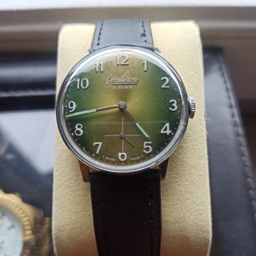 Omikron navijač zeleni cif, 21 rubis