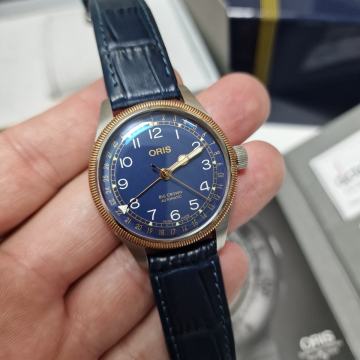 ORIS Big Crown pointer date bronca/celik