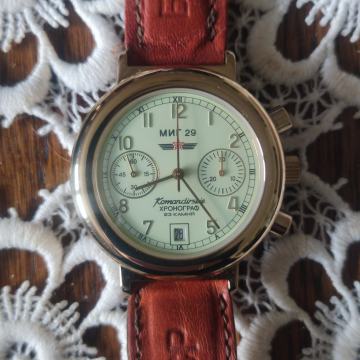 Poljot komandirski chronograph