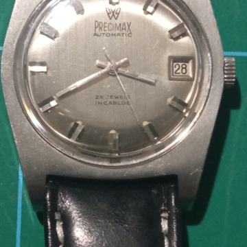 PRECIMAX automatic 25 jewels date čelik - swiss