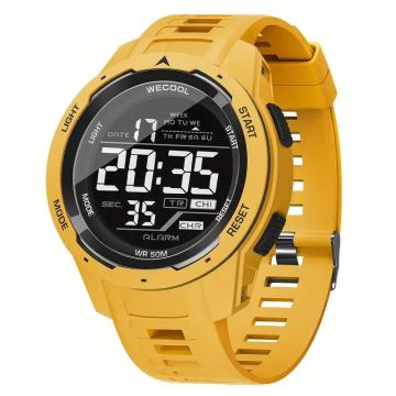 Prekrasni WECOOL muški sportski digitalni sat s kronografom