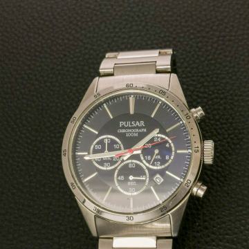 Pulsar Chronograph 100M, čelična narukvica