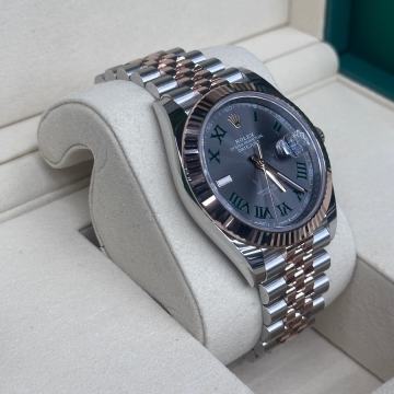 Rolex Datejust 41 mm Wimbledon Rose