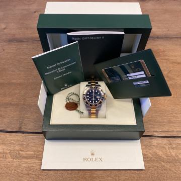 Rolex GMT Master II čelik Zlato 116713LN crni brojčanik