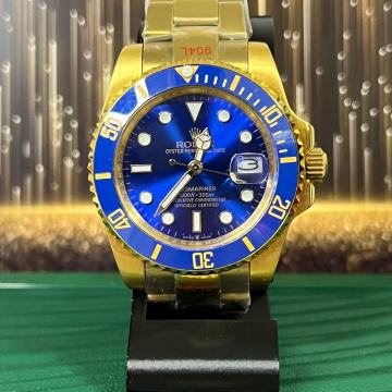 Rolex Submariner Gold Blue  Swiss