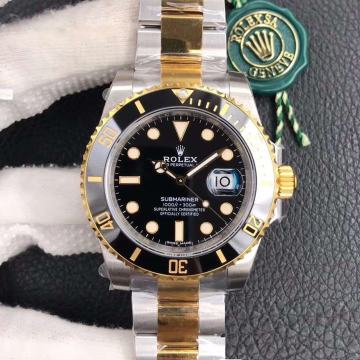 ROLEX SUBMARINER BICOLOUR CLON CLEAN FACTORY ETA cal. 3135 116613LN