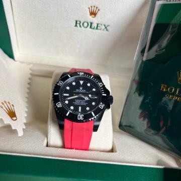 Rolex Submariner Red Rubber Black