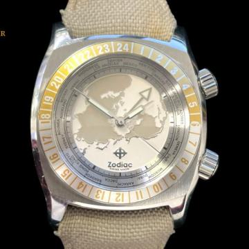 RUČNI SAT ZODIAC ZO7001 DESERT MASTER GMT- 44mm SWISS MADE / R1, RATE!