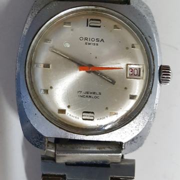 RUČNI ŠVICARSKI SAT, ORIOSA SWISS 17 JEWELS INCABLOC, RUČNO NAVIJANJE