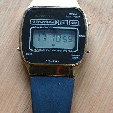 Ruhla eurochron vintage digitalni sat