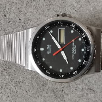 SAT "ALBA / SEIKO" Y960-6031 DIVER QUARTZ WR 10 BARA-JAPAN