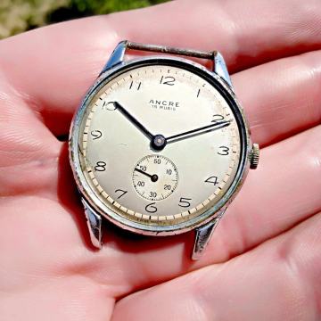 Sat ANCRE "Military" 15 Jewels - Potreban popravak