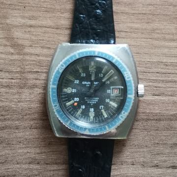 SAT "CAUNY" CAUNYMATIC 210 METERS-25 JEWELS-ETA 2772-SWISS