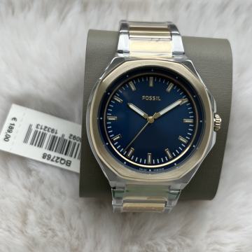 SAT FOSSIL Evanston solarni nehrđajući čelikBQ2768 110 Novo ORGINAL