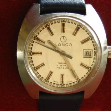 SAT "LANCO" NAVAL 17 JEWELS INCABLOC-MINT STANJE