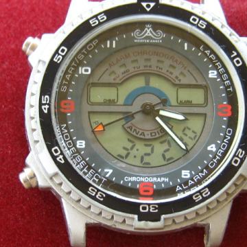SAT "MEISTER-ANKER" ANA/DIGI LCD CHRONOGRAPH-LIMITIRANA SERIJA