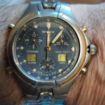 SAT "TISSOT" T-670 TITANIUM CHRONOGRAPH