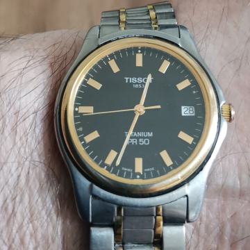 SAT "TISSOT" TITANIUM PR 50-ETA 955.112-7 JEWELS-SUPER STANJE