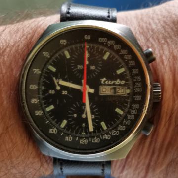 SAT "TURBO" PORSCHE DESIGN VALJOUX 7750 CHRONOGRAPH-SWISS-KRALJEVSKA