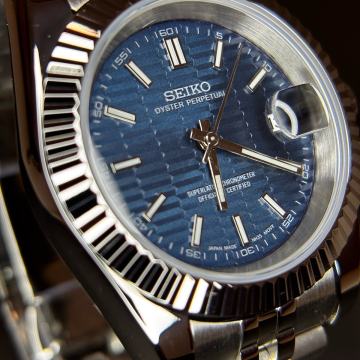 Seiko Datejust Blue Motif 39mm