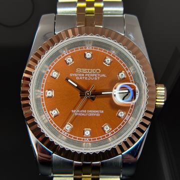 Seiko Datejust Mod Chocolate