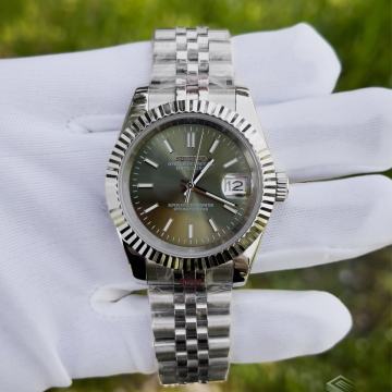 Seiko Datejust MOD Olive 36/39MM *NOVO*