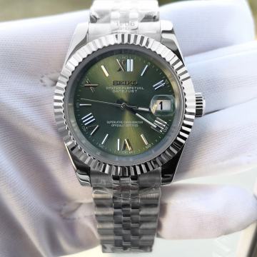 Seiko MOD Olive Roman 36/39mm Automatik **NOVO**