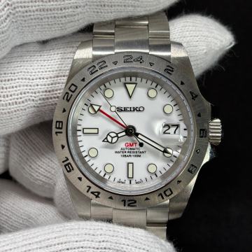 SEIKO MOD - GMT - 39mm, CRVENI, AUTOMATIC