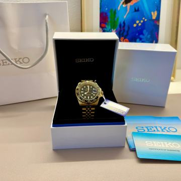 SEIKO MOD GMT-MASTER II | YELLOW GOLD | AUTOMATIC | JUBILEE