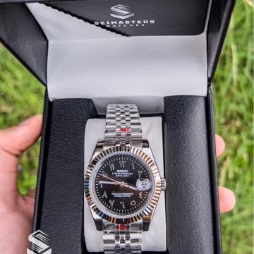 Seiko MOD Arab Dial Black **NOVO**