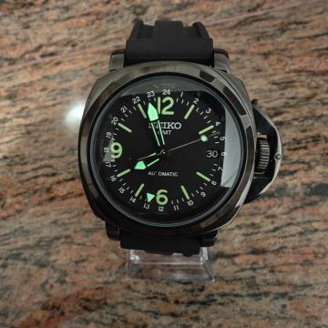 Seiko Black Ops Stealth GMT mod