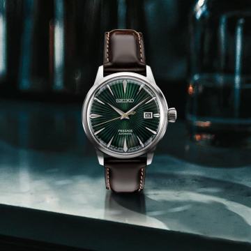Seiko Presage Automatic Green Dial 'Cocktail Time'