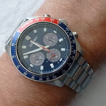 Seiko Prospex Speedtimer Solar Chronograph Pepsi SSC913P1