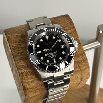 Seiko Mod Submariner Black